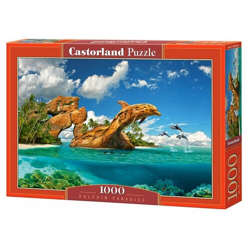 Пазл Castorland Dolphin Paradise (C-103508), 1000 дет. пазл castorland львы отец и сын c 104277 1000 дет