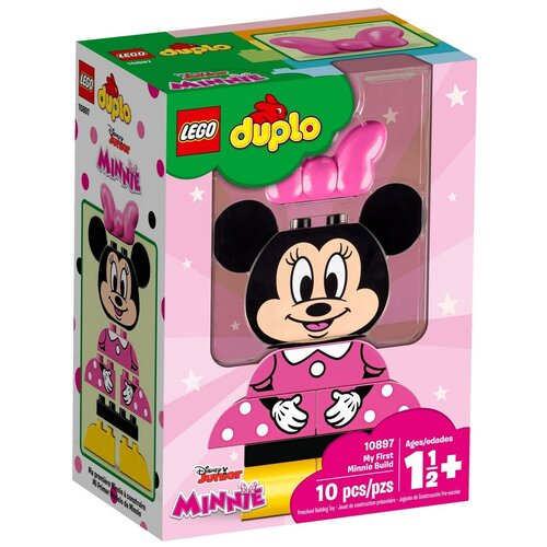 LEGO DUPLO 10897 Моя первая Минни, 10 дет. конструктор lego duplo 10941 праздничный поезд микки и минни