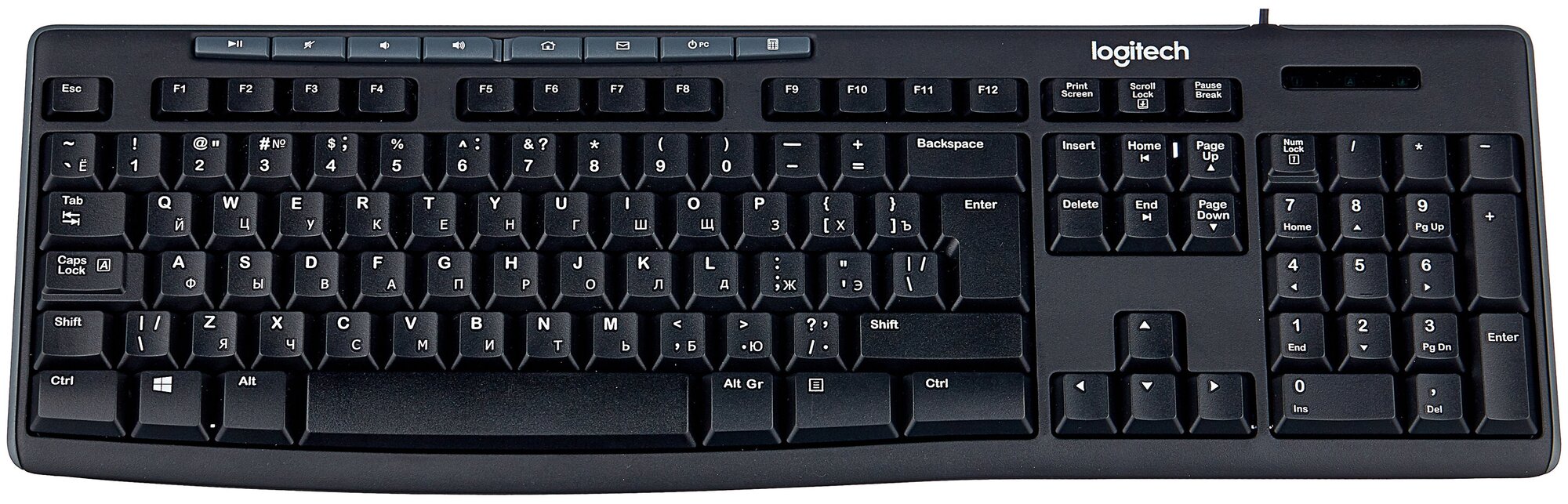 Клавиатура Logitech Keyboard K200 for Business Black USB черный