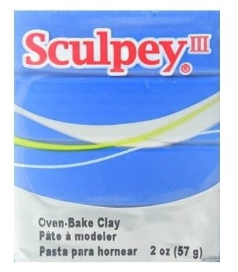 Полимерная глина Sculpey III (голубой) 57г S302 063