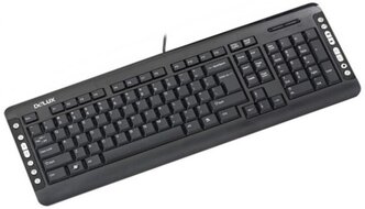 Клавиатура Delux K5015 Black PS/2
