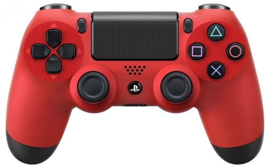 Геймпад Sony DualShock 4 (CUH-ZCT1E), красный, 1 шт.