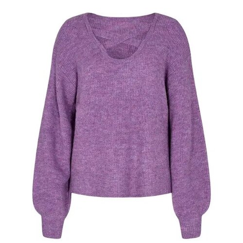 Пуловер NUMPH, размер XS, фиолетовый водолазка numph размер xs фиолетовый