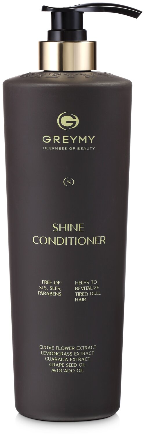 GREYMY кондиционер Shine Conditioner,  Жидкий Шелк, 800 мл