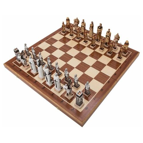 Madon Шахматы Грюнвальд коричневый игровая доска в комплекте madon шахматы гевонт u110 коричневый игровая доска в комплекте