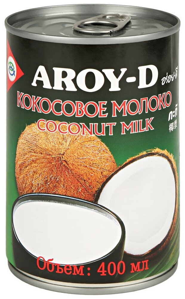 Молоко кокосовое Aroy-D 70% 18.5%, 400 мл