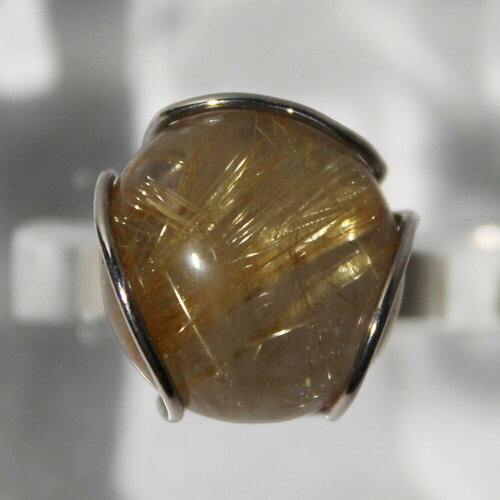 Кольцо True Stones, кварц, размер 18, коричневый кольцо true stones мельхиор кварц подарочная упаковка размер 18 коричневый