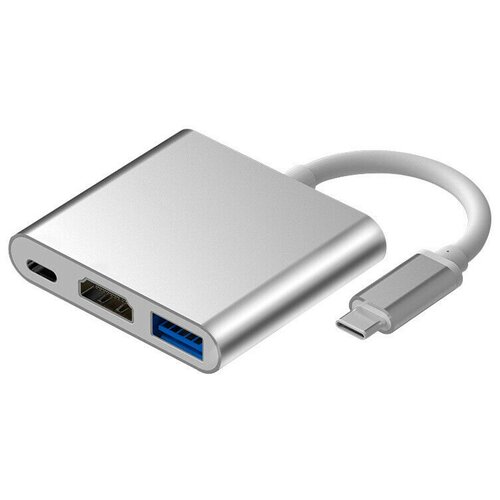 Видеоадаптер 4K USB 3.1 Type-C -> HDMI+USB3.0+PD  ORIENT C028