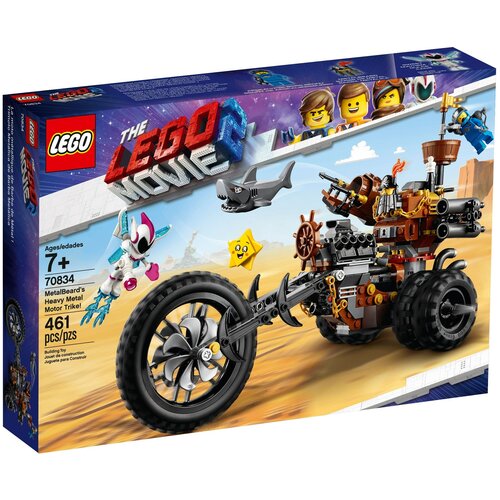 конструктор lego the конструктор lego movie 70837 мерцающий блестящий спа LEGO The LEGO Movie 70834 Мотоцикл Стальной Бороды, 461 дет.