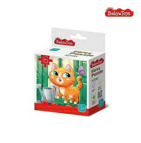 Пазл Десятое королевство Baby Toys First Puzzle Котик 16 элементов