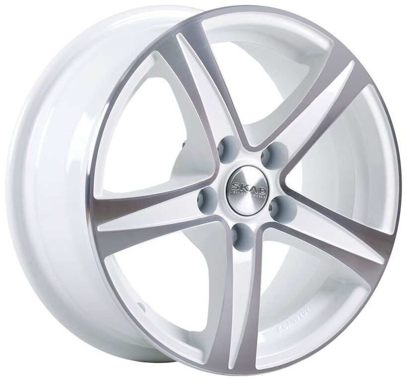 SKAD 1270924 R15 5x108 6,5J ET40 D58,1 Скад Sakura алмаз-белый