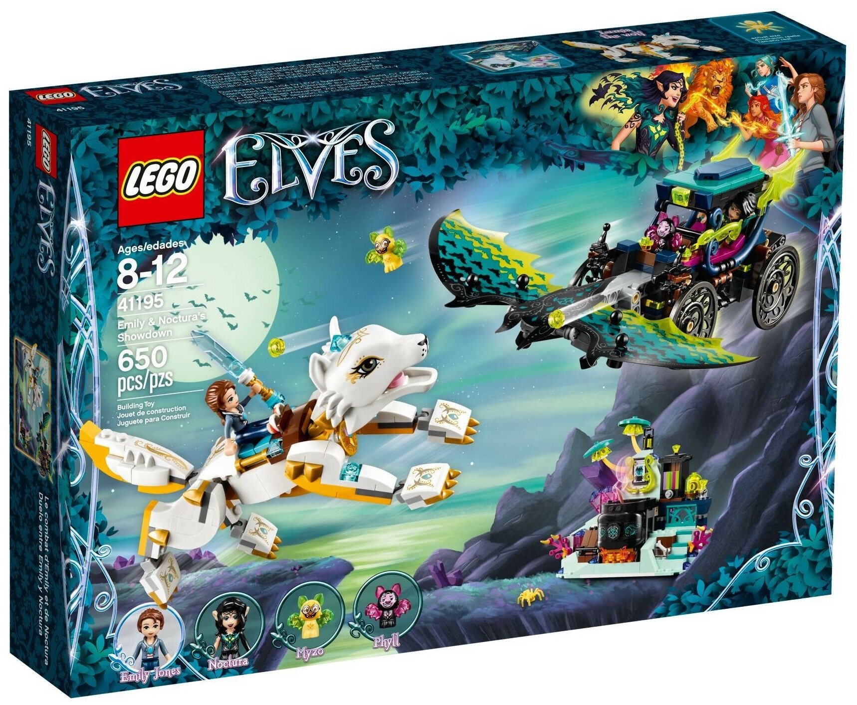 Конструктор LEGO Elves 41195 Решающий бой между Эмили и Ноктурой