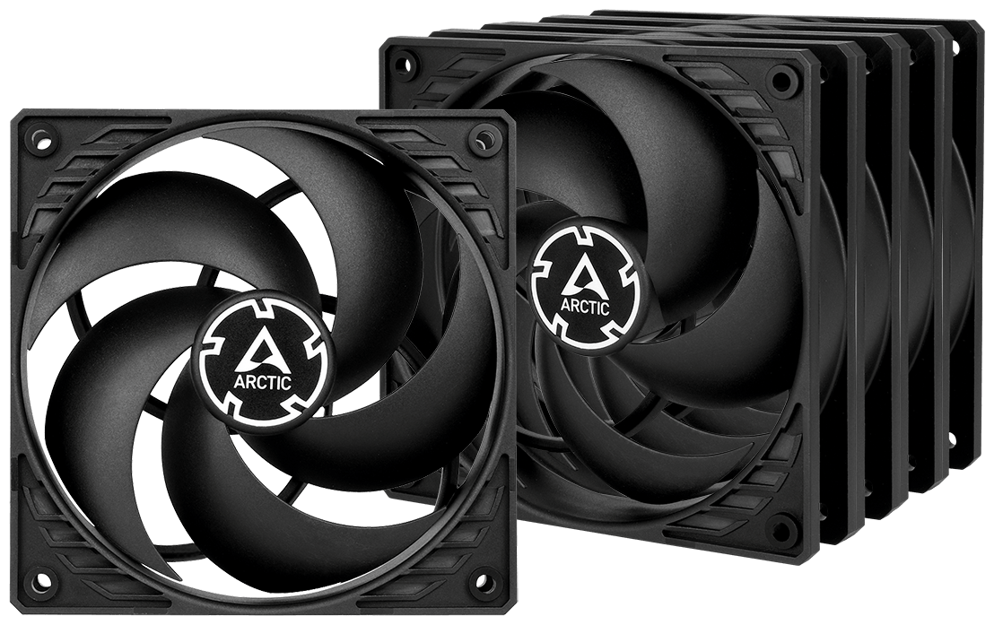 Вентиляторы Arctic P12 Value Pack Black 5 шт ACFAN00135A