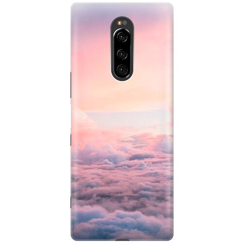 фото Силиконовый чехол на sony xperia 1 / xz4 / сони иксперия 1 с принтом "высоко над облаками" gosso