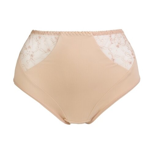 фото Milavitsa трусы слипы высокой посадки classic elegant, размер 102, нюд