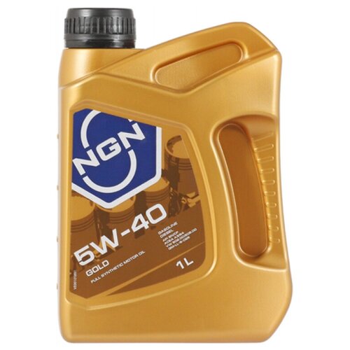 NGN V172085202 Sae 5w-40 Sn/Cf Gold 60л (Синт. Мотор. Масло) Ngn Бензиновые Многоклапанные Двигатели С Турбонадубом И Без, Д...