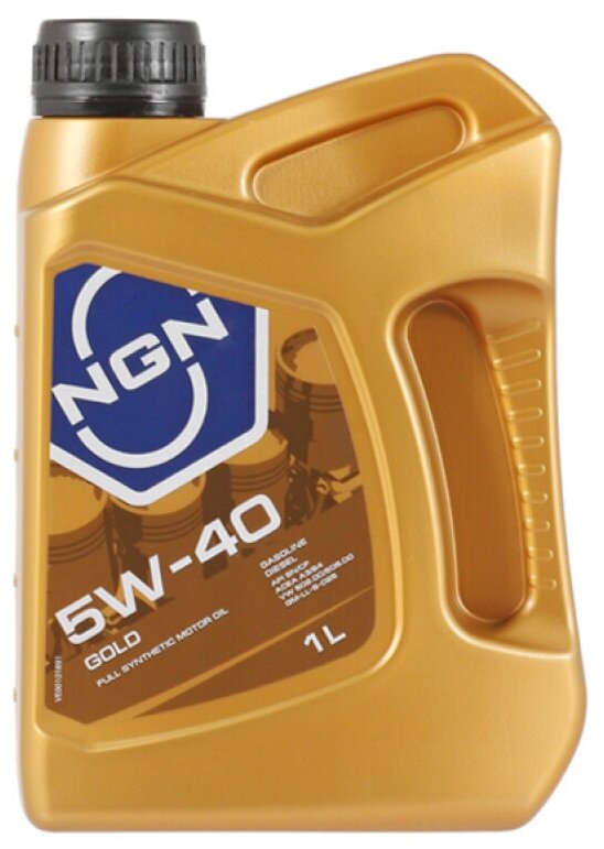 Моторное масло NGN Gold 5W-40 Синтетическое 1 л