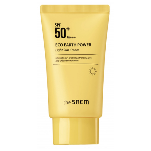 THE SAEM Солнцезащитный крем Eco Earth Power Light Sun Cream (SPF50+ PA+++)