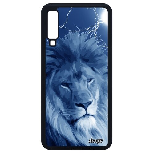 фото Чехол на мобильный galaxy a7 2018, "лев" царь зверь utaupia