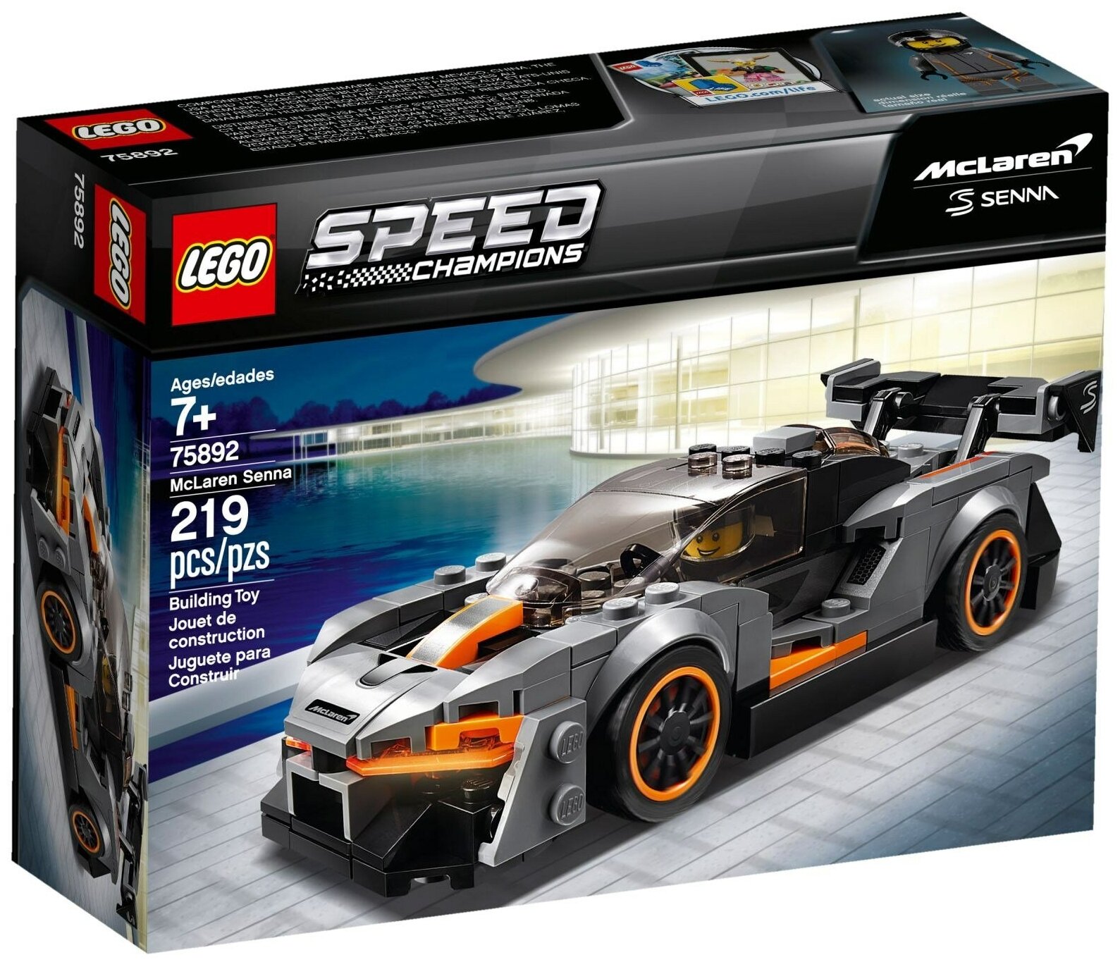 Конструктор LEGO LEGO Speed Champions McLaren Senna 75892