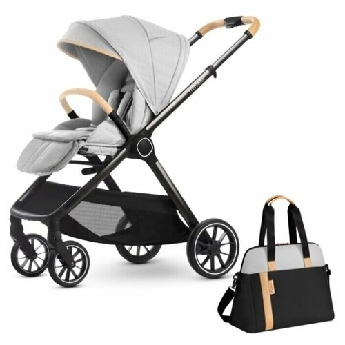 фото Прогулочная коляска esspero traveler + сумка (grey)