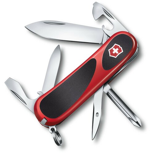 Нож перочинный VICTORINOX Evolution 11, 85 мм, 13 функций, красный с чёрными вставками