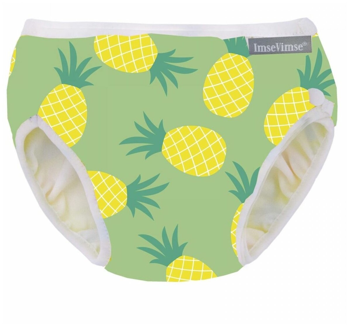 ImseVimse трусики Swim Diapers M (7-10 кг) 1 шт., Pineapple