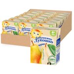 Сок осветленный Бабушкино Лукошко Груша (Tetra Pak), c 4 месяцев - изображение