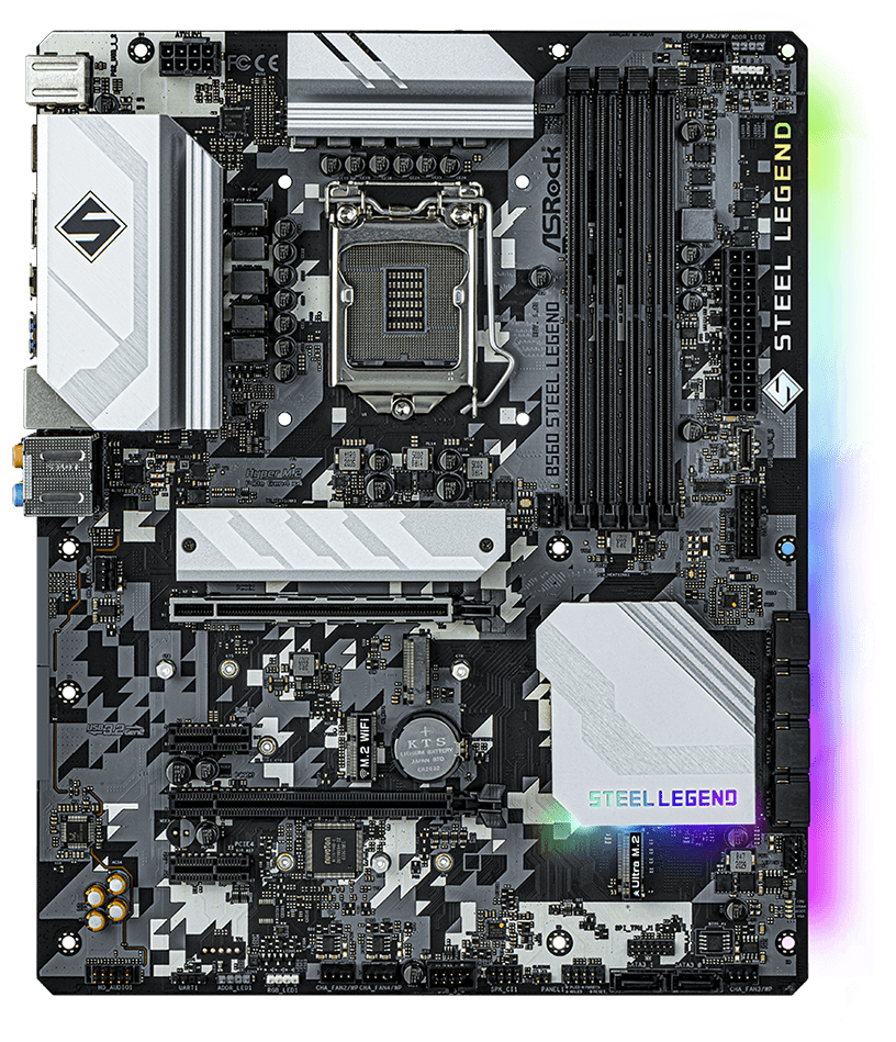 Материнская плата ASRock Steel Legend B560, сокет LGA1200, поддержка Intel Core 10/11 gen