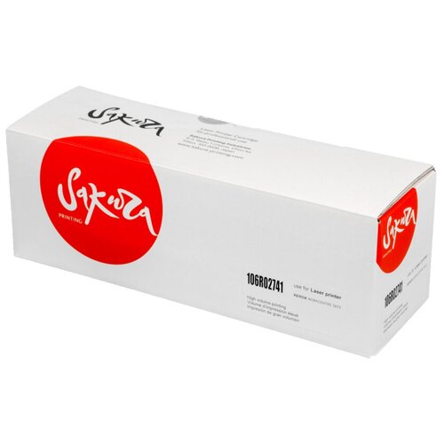 Картридж Sakura 106R02741, 25900 стр, черный