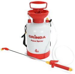Опрыскиватель GRINDA Aqua Spray 4 л белый/красный