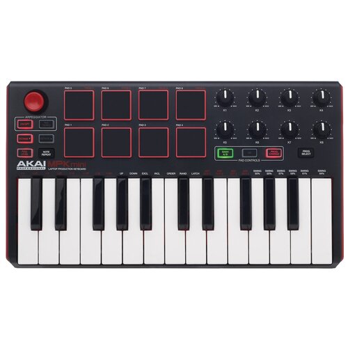 midi клавиатура akai professional MIDI-клавиатура AKAI MPK Mini MKII