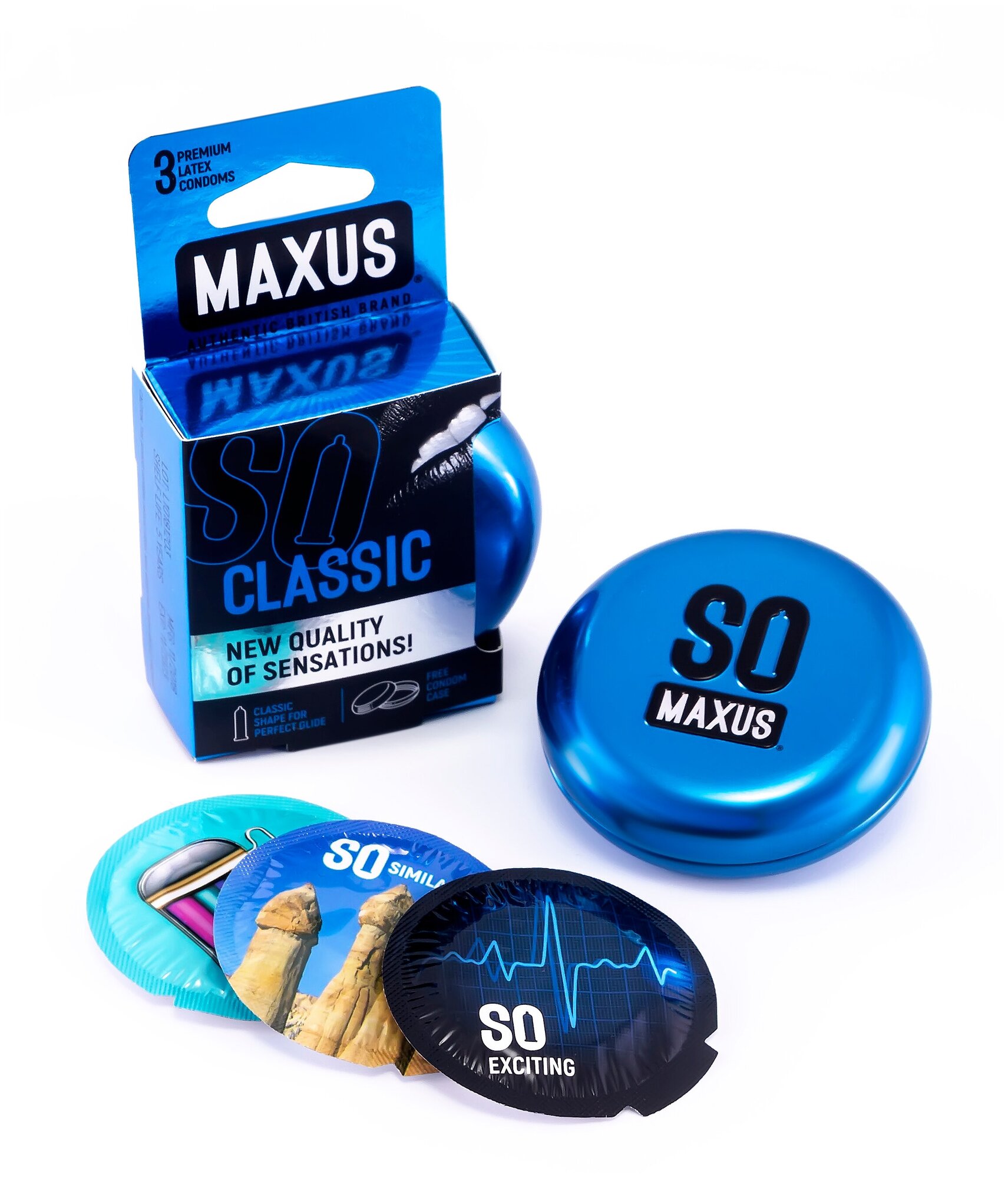 Презервативы Maxus Mixed 3 шт