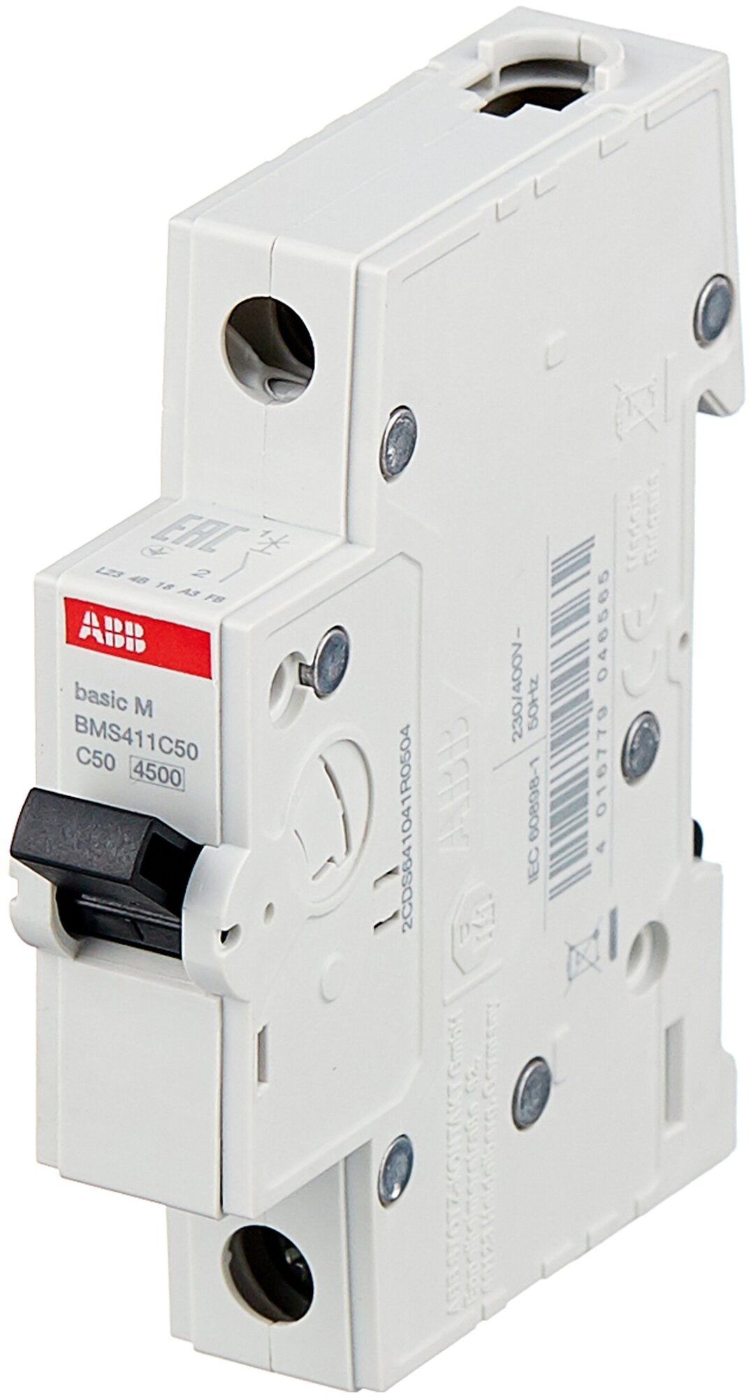 Автоматический выключатель ABB Basic M 1P (C) 4,5kA 50 А