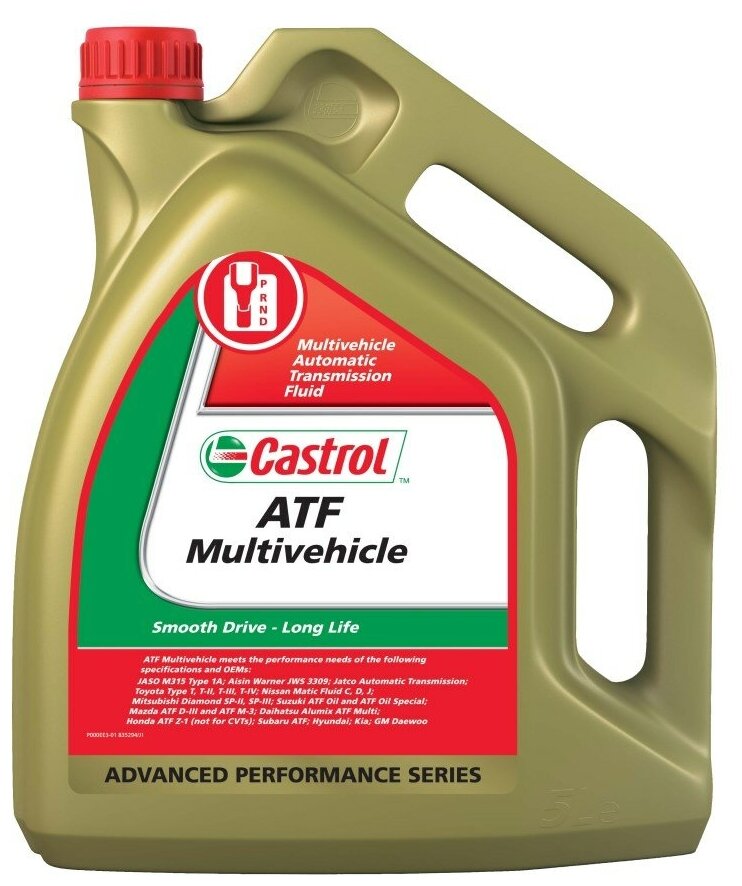   Castrol Transmax ATF Dex/Mcrc Multivchicle  5 