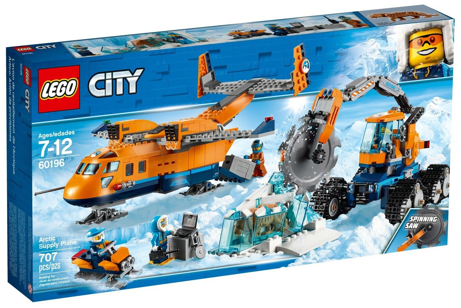 Конструктор Lego City 60196 Арктический транспортный самолет