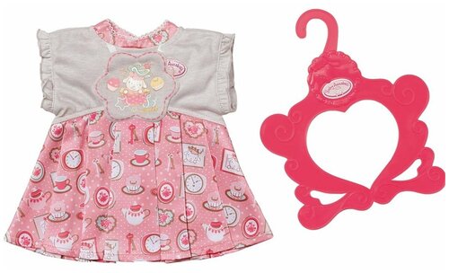 Zapf Creation Платье для куклы Baby Annabell 700839 белый/розовый