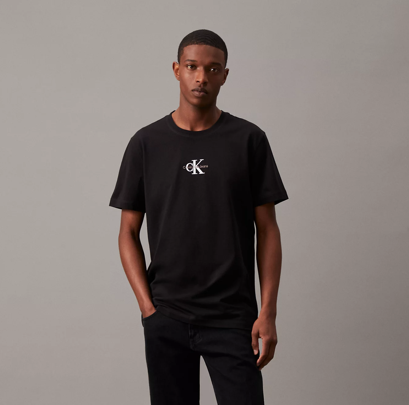 Футболка для мужчин Calvin Klein Jeans, Цвет: Черный, Размер: XL