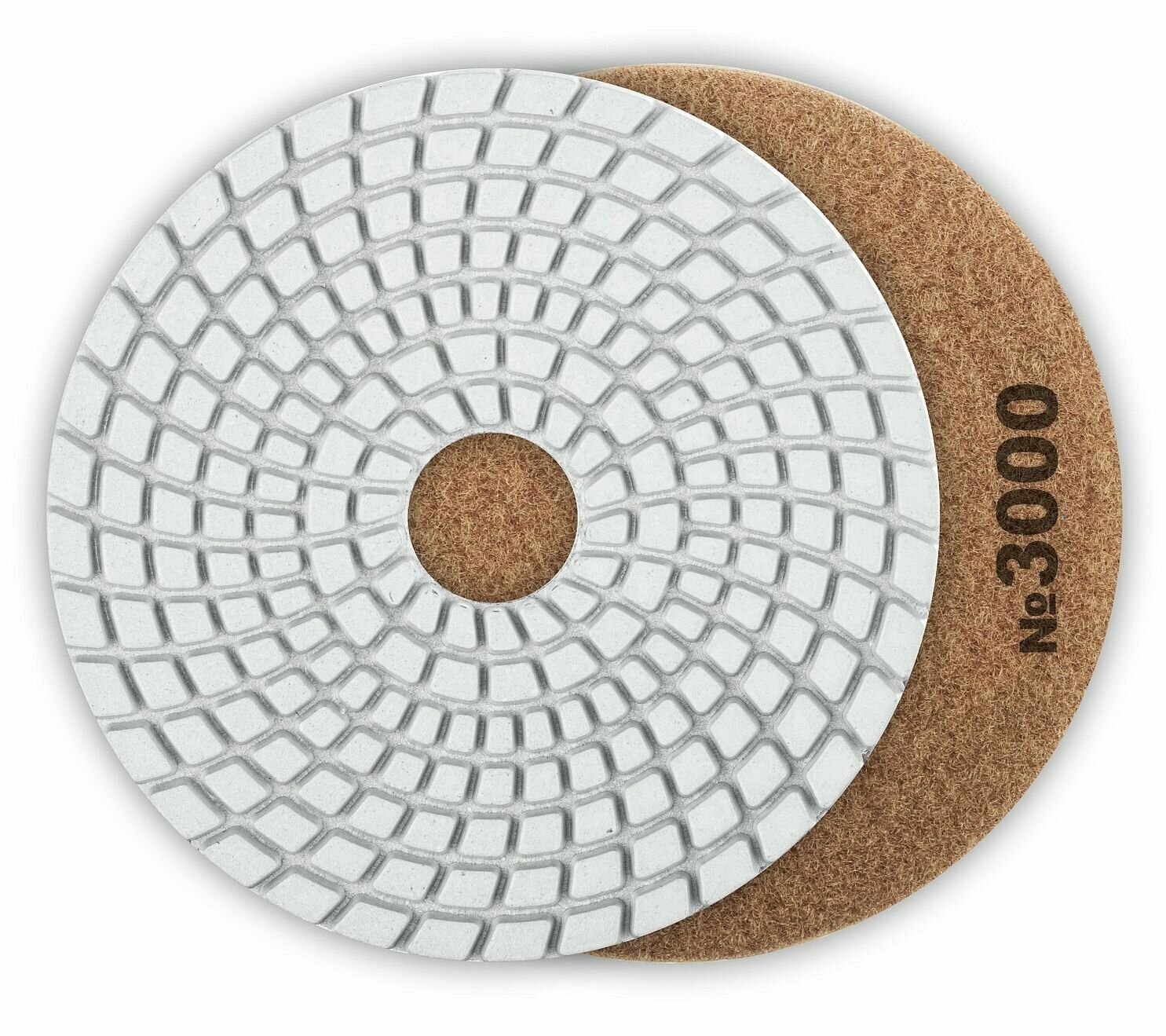 Алмазный гибкий шлифовальный круг для мокрого шлифования 125 мм Р3000 Зубр 29867-3000
