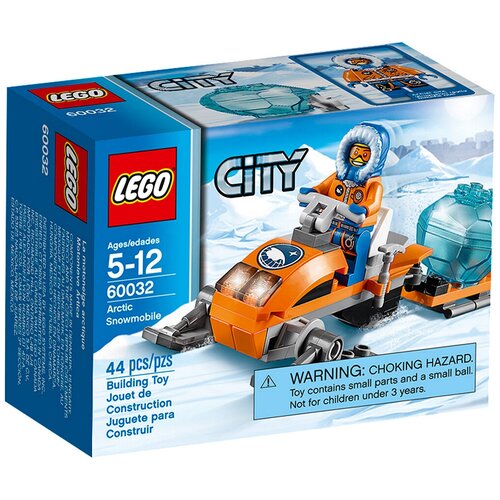 конструктор lego city 5002136 арктический набор 27 дет LEGO City 60032 Арктический снегоход, 44 дет.
