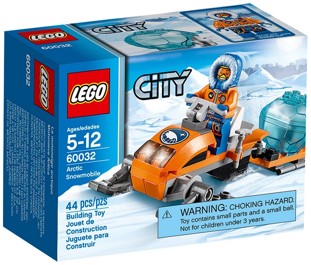 LEGO City 60032 Арктический снегоход, 44 дет.