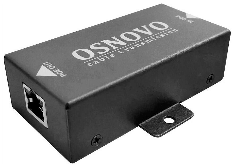 PoE удлинитель OSNOVO E-PoE/1 10M/100M Fast Ethernet до 500 м с питанием до 100 м