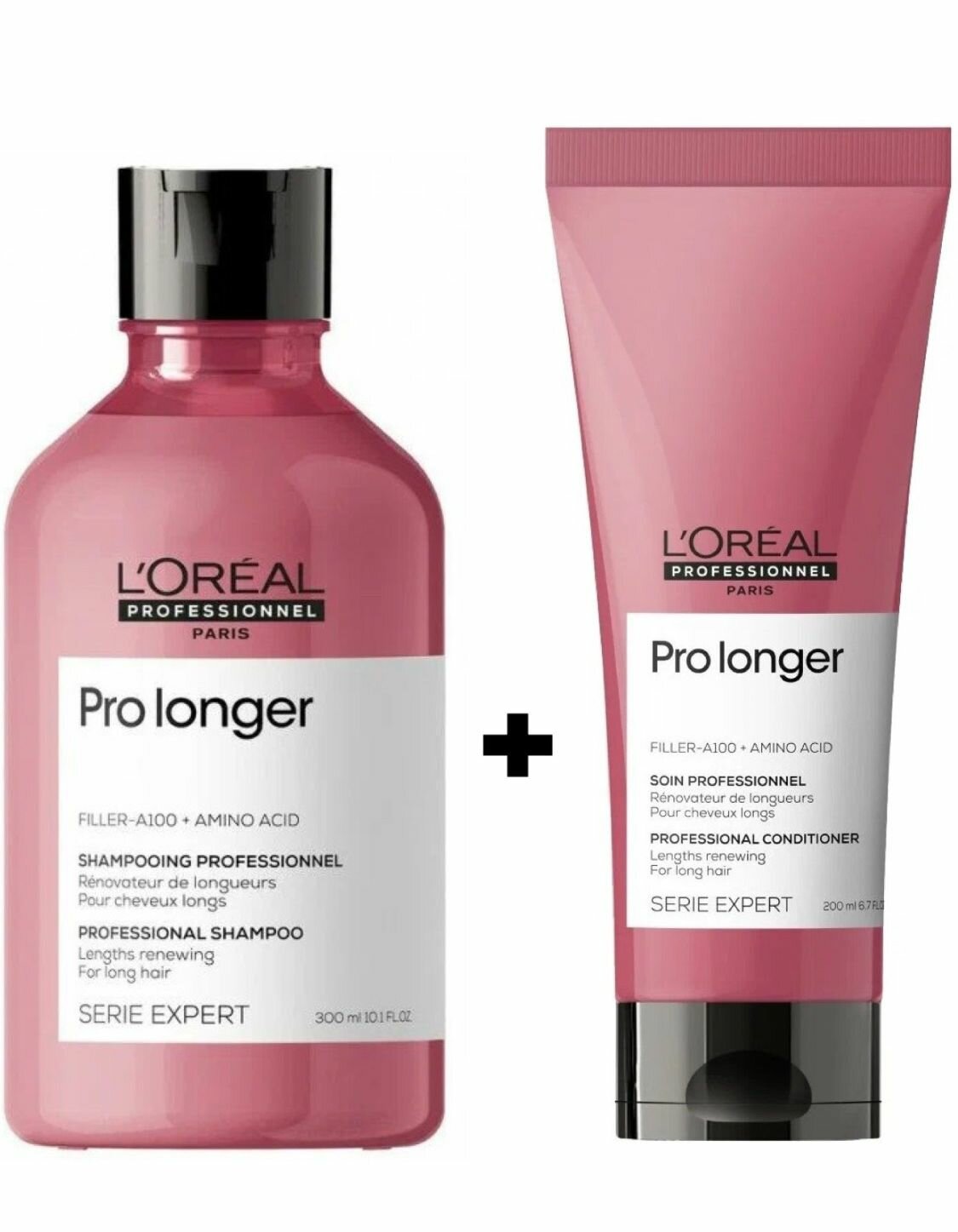 L'Oreal Professionnel Expert Pro Longer Набор для восстановления волос по всей длине , Шампунь 300 мл и Кондиционер 200мл