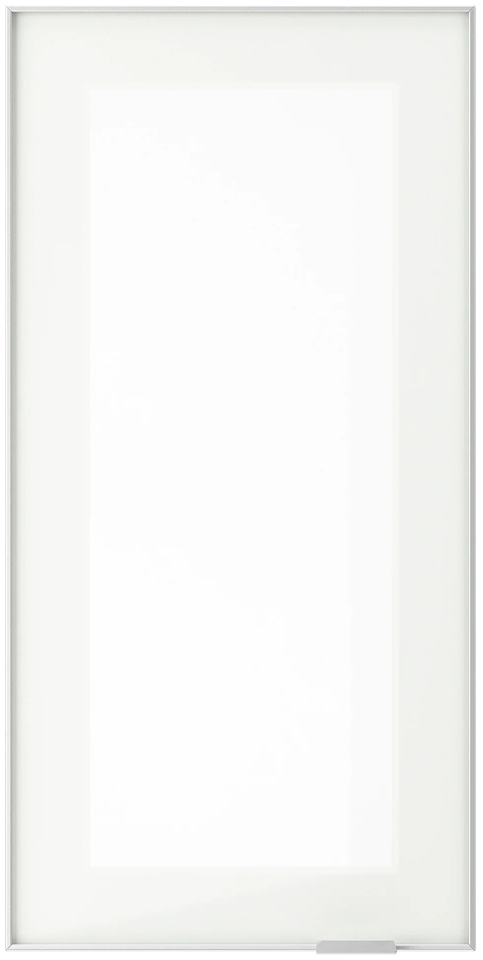 Дверца ИКЕА ЮТИС 30x60 см, матовое стекло/алюминий