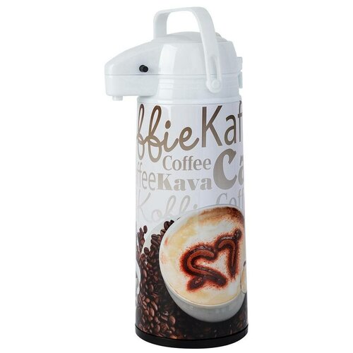 фото Помповый термос bekker bk-4164, 1.9 л coffee