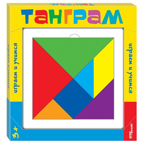 Головоломка Step puzzle Танграм (89812) головоломка iq puzzle танграм