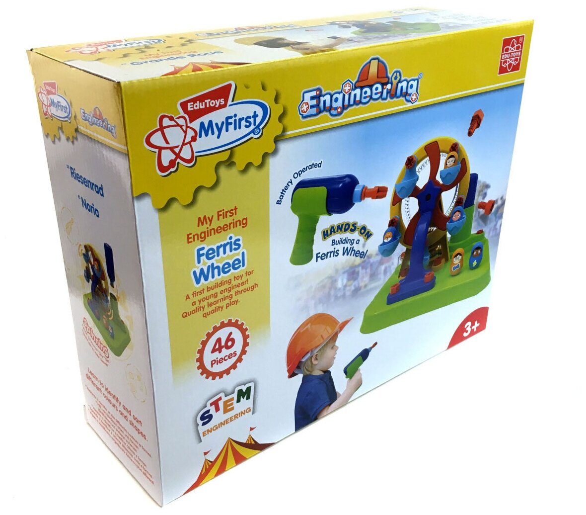 Конструктор Edu Toys My First Engineering JS025 Колесо обозрения