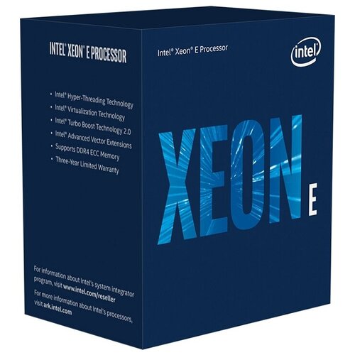 Процессор Intel Xeon E-2224 LGA1151 v2, 4 x 3400 МГц, BOX