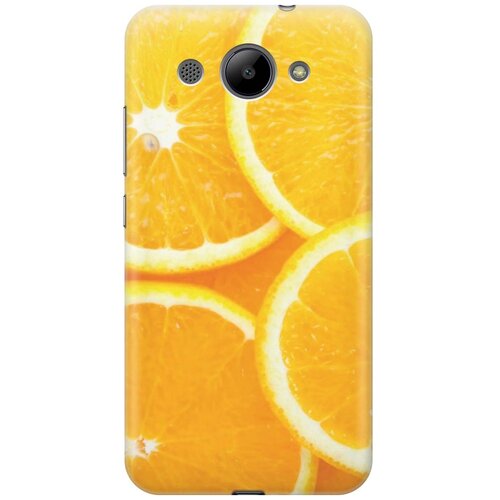 фото Cиликоновый чехол на huawei y3 2017 / хуавей у3 2017 с принтом "апельсины" gosso