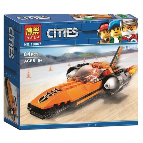 Конструктор Lari (Bela) Cities 10867 Гоночный автомобиль, 84 дет. xbox игра microsoft lego star wars the skywalker saga